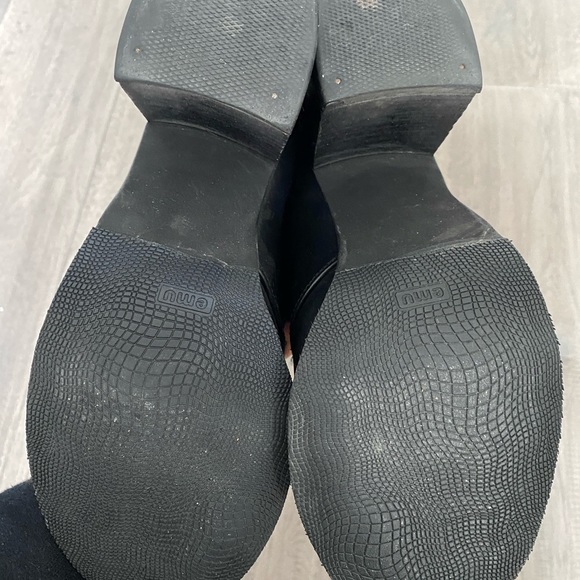 Black Leather Ankle Boots - Picture 2 of 6